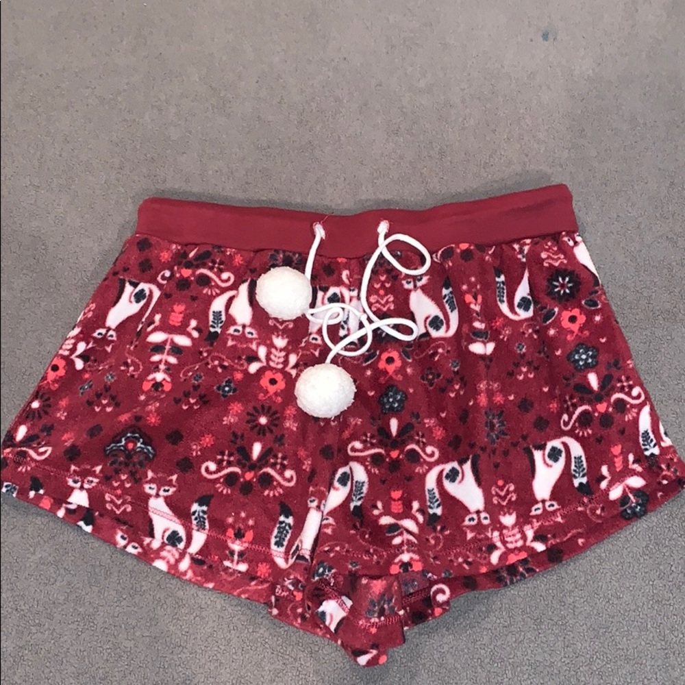 Francessca’s Fleece Holiday Shorts